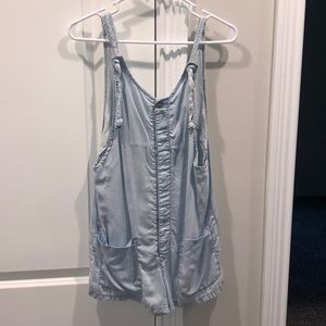 Light blue Zara, chambray romper